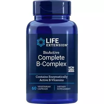 Life Extension Bioactive Complete B-Complex 60 Veg Caps • $9