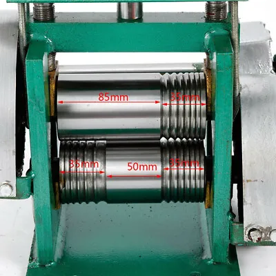 Manual Jewelry Press Rolling Mill Machine Wire Flat Metal Sheet Roller Tool New • $145.35
