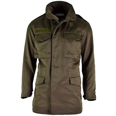 Original Austrian Army Combat M65 Jacket OD Military Olive Drab Parka Combat NEW • £43.79