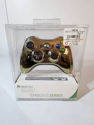 $139.99 • Buy Microsoft Xbox 360 Special Edition Gold Chrome Series Controller NEW/SEALED