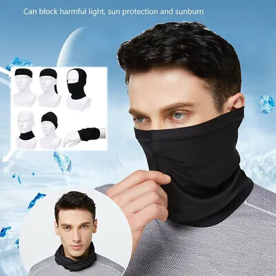 Neck Gaiter Face Mask Breathable Cycling Face Scarf Cover Bandana For Men Women • $3.98