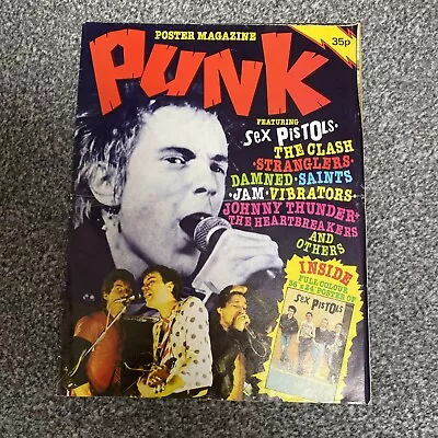 Punk Poster Magazine .SEX PISTOLS  THE DAMNED THE CLASH STRANGLERS JAM  .more • £85