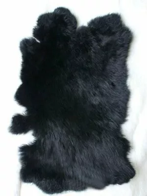 1-10Pcs Real Natural Rabbit Fur Pelt Skin Tanned Leather Hide Craft Pelt Decor • $9.49