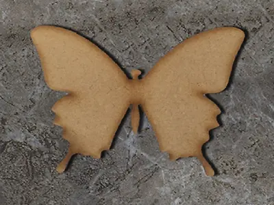 Large MDF Butterfly Craft Wooden Shape Blank Wood 10 20 30 40cm Unpainted • £3.50