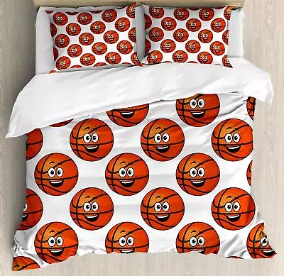 Sports Theme Duvet Cover Set Twin Queen King Sizes With Pillow Shams Ambesonne • £86.85