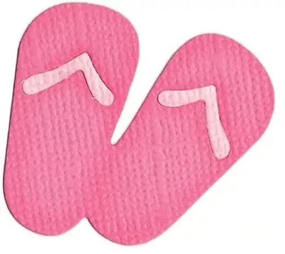 QuicKutz Flip Flops Sandals Shoes Beach Card Making Cutting Die - 2 X 2   0026 • £3.75