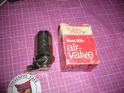VENT-RITE Model 11 Air Valves For Steam Systems 1/8  Male Conn. NEW In BOX • $17.95