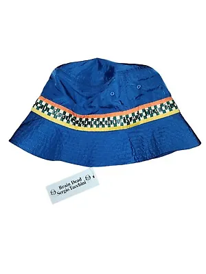 Brain Dead X Sergio Tacchini Bucket Hat Blue Stripe Check • $44.99