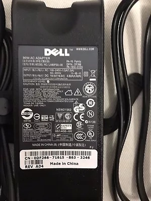 Genuine Dell PA10 PA-10 90W 19.5V AC Adapter Smartpin: Latitude Inspiron • $14.95