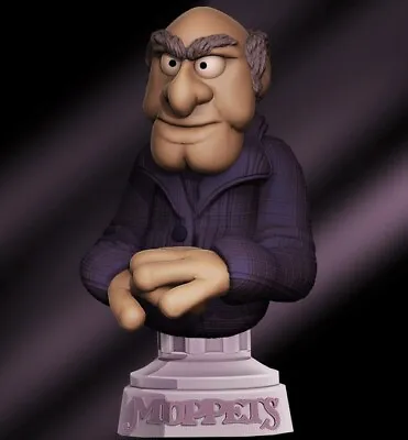 Statler From Muppets 3D Printed Bust ***3DElitePrints*** • £39.68