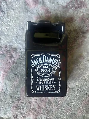 £15 • Buy JACK DANIELS Whiskey Ceramic Tobacco Actual Size Cigarette Pack Shape Ashtray