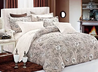 $59.99 • Buy SHACHA Queen/King/Super King Size Bed Duvet/Doona/Quilt Cover Set New 
