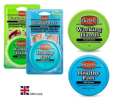 O'Keeffe's Working Hands Hand Foot Cream Cracked Split Skin Non-Greasy O Keefes • £12.42