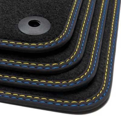 For Volvo V40 Black Carpet Car Mats 4pc – 2012-2021 OEM Quality Velour R-Design • $88