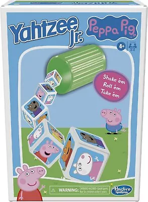 Hasbro Gaming Yahtzee Jr.: Peppa Pig Edition Board Game For Kids Ages 4 And... • $16.99