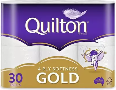 Quilton 4 Ply Toilet Tissue (140 Sheets Per Roll ) 30 Count Pack Of 30 • $26.15