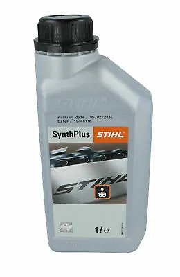 STIHL GENUINE 1 Litre Bottle Of Synthplus Chain Oil For All Makes Model Chainsaw • £10.50