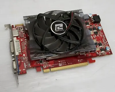 AMD Radeon HD 5750 1GB GDDR5 HDMI DVI VGA Power Color AX5750 WORKING • $19.27
