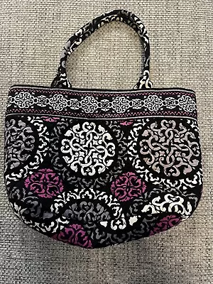 Vera Bradley Bag Purse Small Retired Winter 2013 Pattern Canterberry Magenta • $12.79