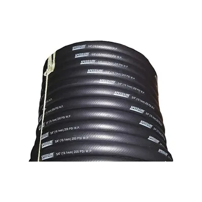 3/4  X 150 Ft EPDM Bulk Multipurpose Air Hose 200 Psi BK- 1 PC No Cuts • $200