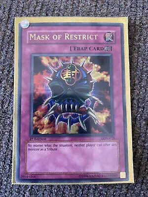 Yu-Gi-Oh! TCG Mask Of Restrict Labyrinth Of Nightmare LON-018 1st Edition Ultra • $100