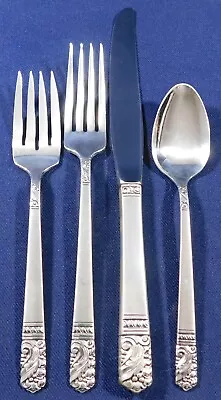 $1200 • Buy ONEIDA COMMUNITY STERLING CASA GRANDE Eight 4 Pcs PLACE SETTINGS 1967 Estate