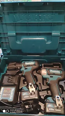 NEWMakita 12v Combi Drill/Impact Driver/Charger/Case /Twin Pack /2x4Ah Batteries • £175