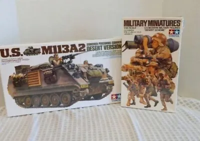 Tamiya  1/35 US M113A2 APC Desert Version And Crew Model 2 Kits • $43