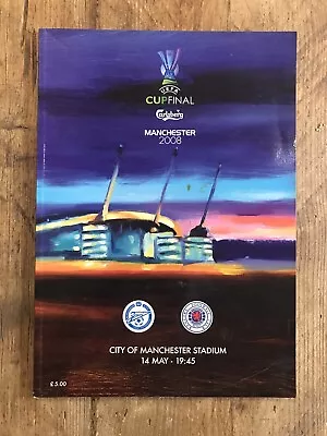 UEFA Cup Final Official Programme 2008 Glasgow Rangers V Zenit St Petersburg  • £20