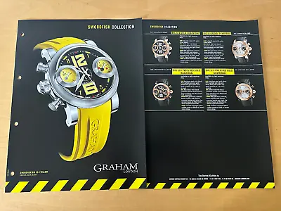 $44.75 • Buy Press Kit - Graham - Model Swordfish - English - Watches