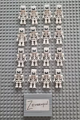 16x Skeleton Minecraft Zombie Creeper Lego Figure Man Minifigure  • $100