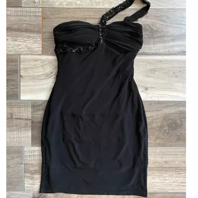 B. Smart Juniors Size 7/8 Black Dress One Shoulder  • $6