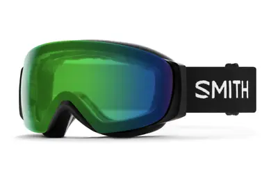 Smith Optics I/O MAG S Goggles - Black + ChromaPop Everyday Green Mirror Lens • $270