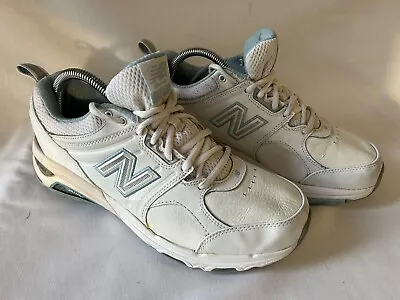 New Balance 857 Light Blue/White Form Fit D Size US10 UK8 Eur 41.5 WX857WB • $35