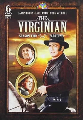 New: VIRGINIAN - Season 2 Part 2 6 DVD Set • $14.98