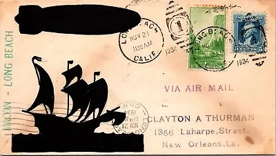 USS Macon 1934 - Long Beach Calif - F49021 • $14.99