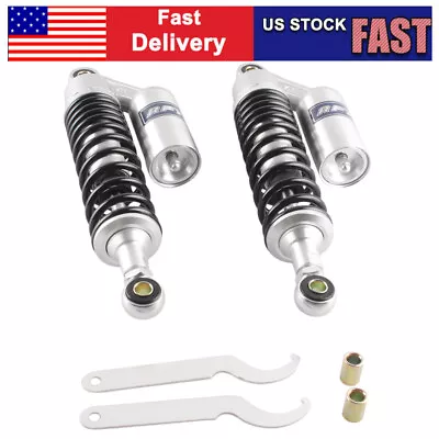 Shock Absorbers Universal Fit Most 150cc~750cc Street Bikes Scooters Moped Quad • $73.71