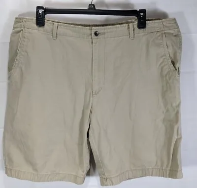 J.Ferrar Big Men's Beige Big & Tall Fit Chino Shorts Size 42 • $16.99