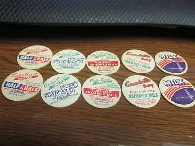 10 Big Rapids Mich. Emmons Dairy 33mm (1 5/16 ) Milk Bottle Caps MICHIGAN MI • $2.99