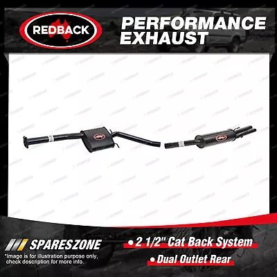 Redback Exhaust System 2 Outlet Rear For Holden Commodore Calais VT VX VY • $404.95