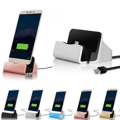 USB Type C Fast Charging Dock Station Stand For Samsung Galaxy S21 S20 S23 UK • £10.99