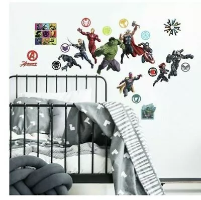 RoomMates 26pc Marvel AVENGERS Removable & Repositionable Wall Decals! • $12.99