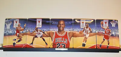 Michael Jordan Set 5 Upper Deck Bradford Exchange Plates Soaring Above The Rest • $100