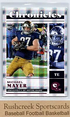 2023 Panini Chronicles Draft Picks #8 Michael Mayer RC Rookie Pink • $1.99