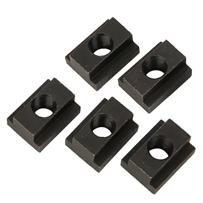 5Pcs Oxide Finish T Slot Nuts M12 Threads Fit T Slots In Machine Tool Tables HAN • $12.80