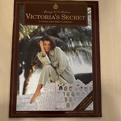 1992 SPRING Victoria's Secret Catalog Annette Roque Stephanie Seymour Ingrid • $49