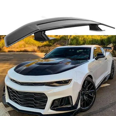 For Chevy Camaro 16-2022 ZL1 Car Rear Trunk Spoiler Wing Carbon Fiber W/Adhesive • $99.19