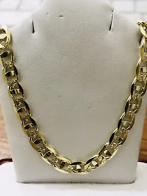 Real 14k Yellow Gold  Mariner Chain Necklace 20-24 Inches 5.00 Mm • $1445