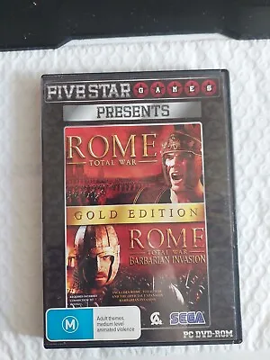 Rome & Medieval Total War With Expansions Gold Edition PC Free Postage • $14.50