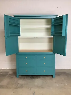 Painted Kitchen Larder Storage Cupboard.  BESPOKE SO MADE ANY SIZE OR COLOUR! • £2645